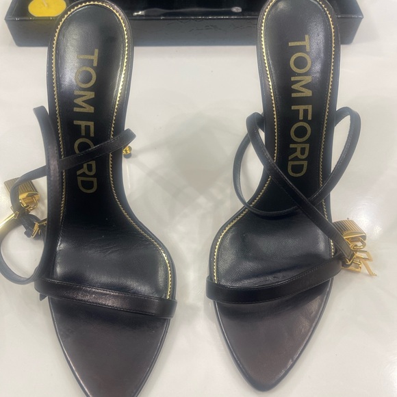 Tom Ford Lock Stiletto Sandals - Picture 8 of 12